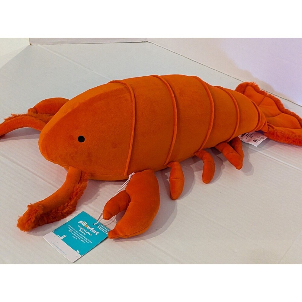 Pillowfort Weighted Red Lobster Plush